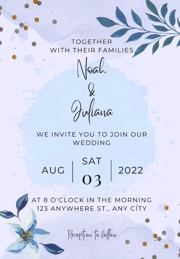 Undangan Penikahan Sederhana Flyer